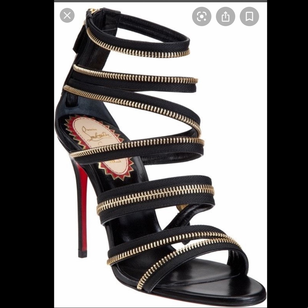 Authentic  Christian Louboutins Rare UnZip 100